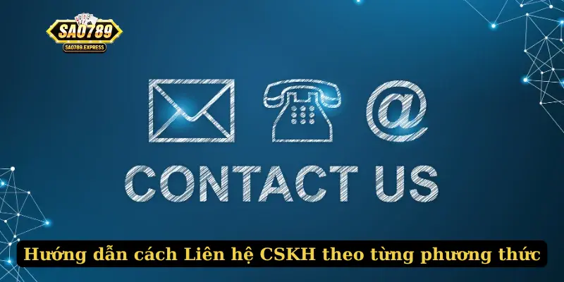 Hướng dẫn cách Liên hệ CSKH theo từng phương thức